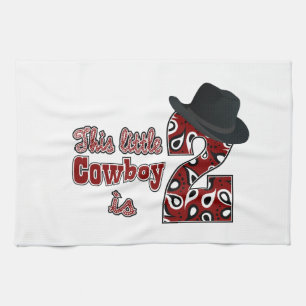 Cowboy 2nd Birthday Towel