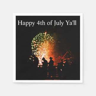 Cowboy 4th of July Paper Napkins