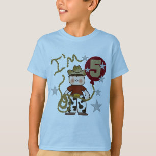 Cowboy 5th Birthday T-shirts and Gifts