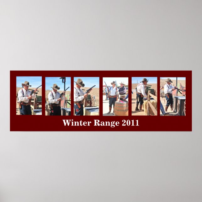 Cowboy Action Shooting Competition Poster Template (Front)