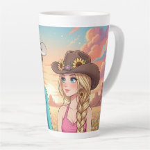 cowboy and cowgirl anime style