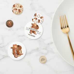 Cowboy and Cowgirl Theme Party Confetti