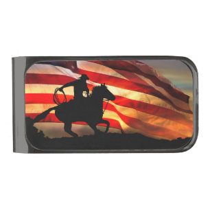 Cowboy and Horse Money Clip