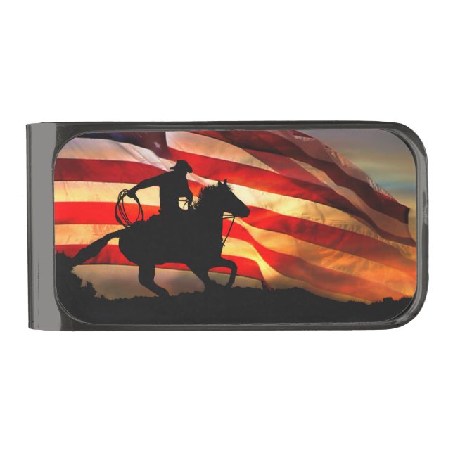 Cowboy and Horse Money Clip (Front)