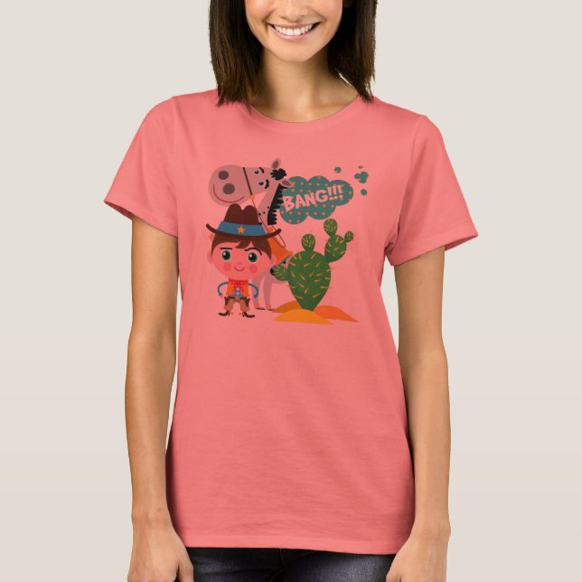 Cowboy and Horse T-Shirt (Front)