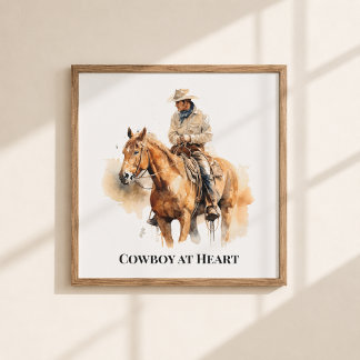 Cowboy at Heart Western Ranch Art