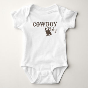 Cowboy baby bodysuit