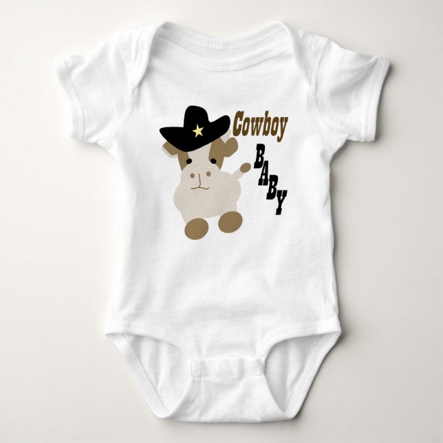 Cowboy Baby Bodysuit (Front)