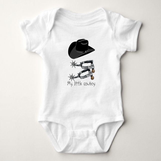 Cowboy Baby Bodysuit (Front)
