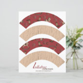 Cowboy Baby Cupcake Wrapper (Standing Front)