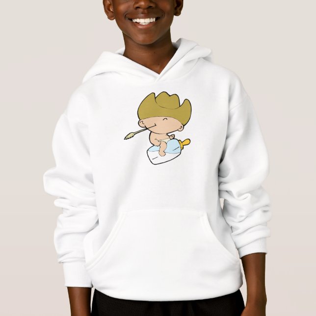 cowboy baby hoodie (Front)