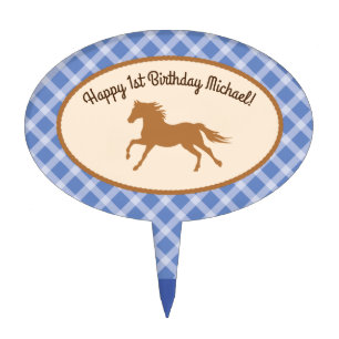 Cowboy Baby Shower Cake Topper