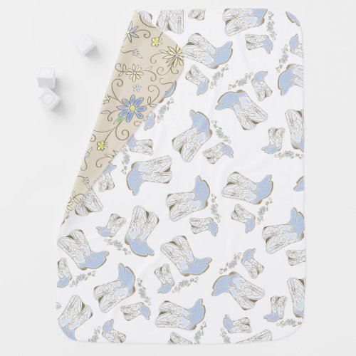 Cowboy Baby Shower Country Western Blue Boy