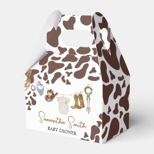 Cowboy Baby Shower  Favor Boxes