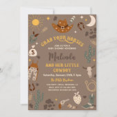 Cowboy Baby Shower Invitation | Western Baby (Front)