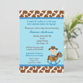 Cowboy Baby Shower Invitations (Standing Front)