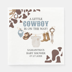 Cowboy Baby Shower Napkins