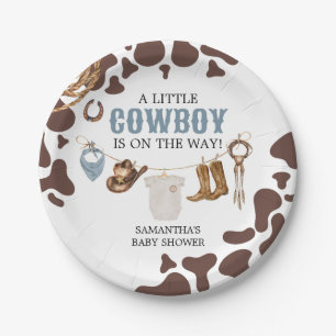 Cowboy Baby Shower  Paper Plates