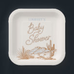 Cowboy Baby Shower Plates<br><div class="desc">Cowboy Baby Shower Plates
Ready to be personalized by you!</div>
