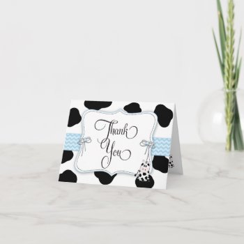 Cowboy Baby Shower Thank You Note Card by mybabybundles at Zazzle