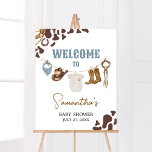 Cowboy Baby Shower Welcome Poster<br><div class="desc">Make your event special with this Western Country Baby Shower with our cute and lovely printable Welcome Sign featuring adorable Bear Hot Air Balloon Baby Shower theme. Download,  personalize,  and create lasting memories with this perfect touch for your joyous celebration!

BS722</div>