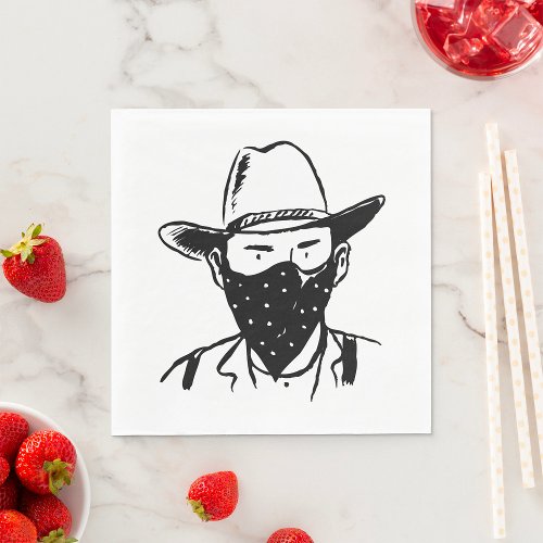 Cowboy Bandit Napkins