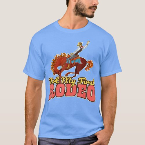 Cowboy Barn Bull Rider Rodeo Country Western cowbo T_Shirt