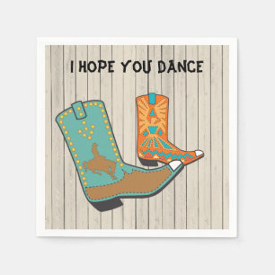 Cowboy BBQ and Square Dance special order Napkins