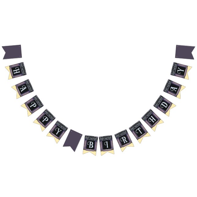 Cowboy Birthday Bunting Flags (All)