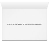 Cowboy Birthday Card (Inside Horizontal (Bottom))