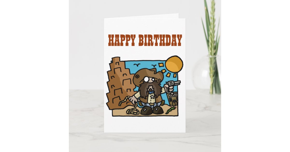 Cowboy Birthday Card | Zazzle