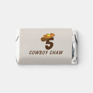Cowboy Birthday Hershey's Miniatures