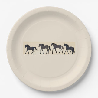 Cowboy Birthday Party - Horse Paper Plates