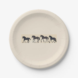 Cowboy Birthday Party - Horse Paper Plates