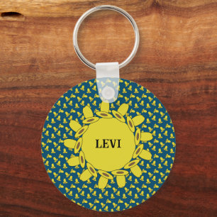 Cowboy Birthday Party  Keychain