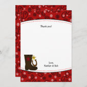 Cowboy Birthday Party Thank You Note Cards (Front/Back)