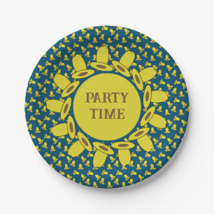 Cowboy Birthday Party Time Paper Plates
