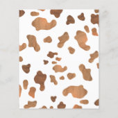 Cowboy birthday time capsule message (Back)