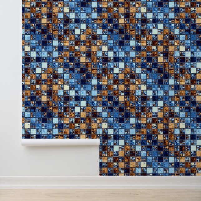 Cowboy Blue Bandana by Melissa Lea Wallpaper (Application)