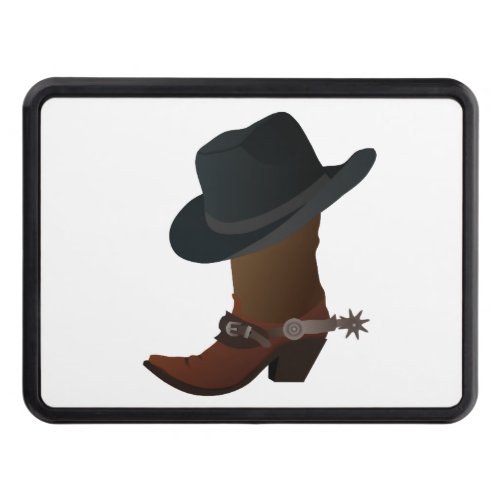 Cowboy Boot and Hat Hitch Cover