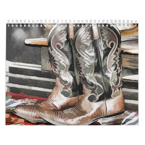 Cowboy Boot Calendar