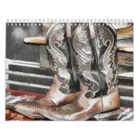 2019 Cowboy Boots Calendar 