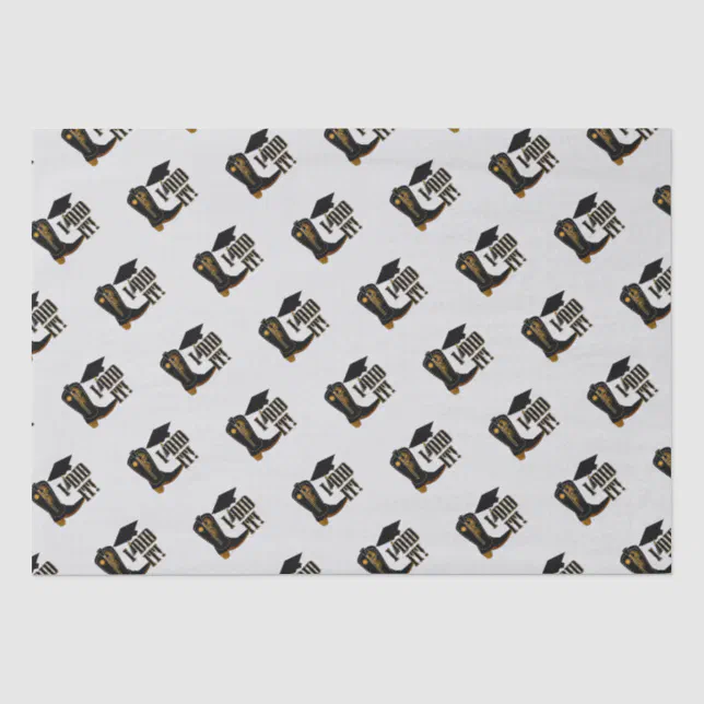 Cowboy Boot Grad Cap and Diploma Graduation Tissue Paper | Zazzle