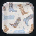 Cowboy Boot Party Plates<br><div class="desc">Western Party Plates
Ready to be personalized by you!</div>