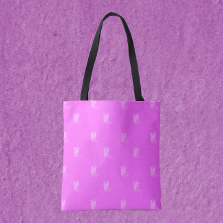 Cowboy Boot Stars Pink Pattern Tote Bag