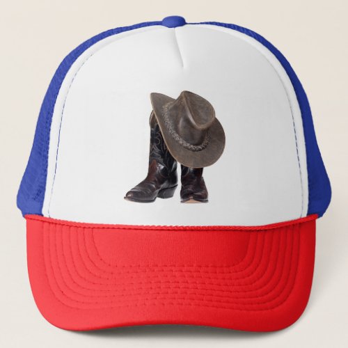 Cowboy Boots and Hat