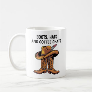 Cowboy Boots and Hat Coffee Mug