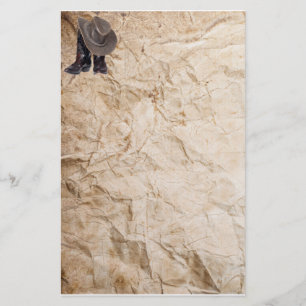 Cowboy Boots and Hat Stationery