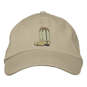 Cowboy Boots Embroidered Baseball Cap