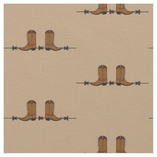 Cowboy Boots Fabric